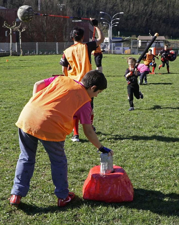 El club Arima Galduak de Eibar practica este novedoso deporte que está dando sus primeros pasos en el País Vasco