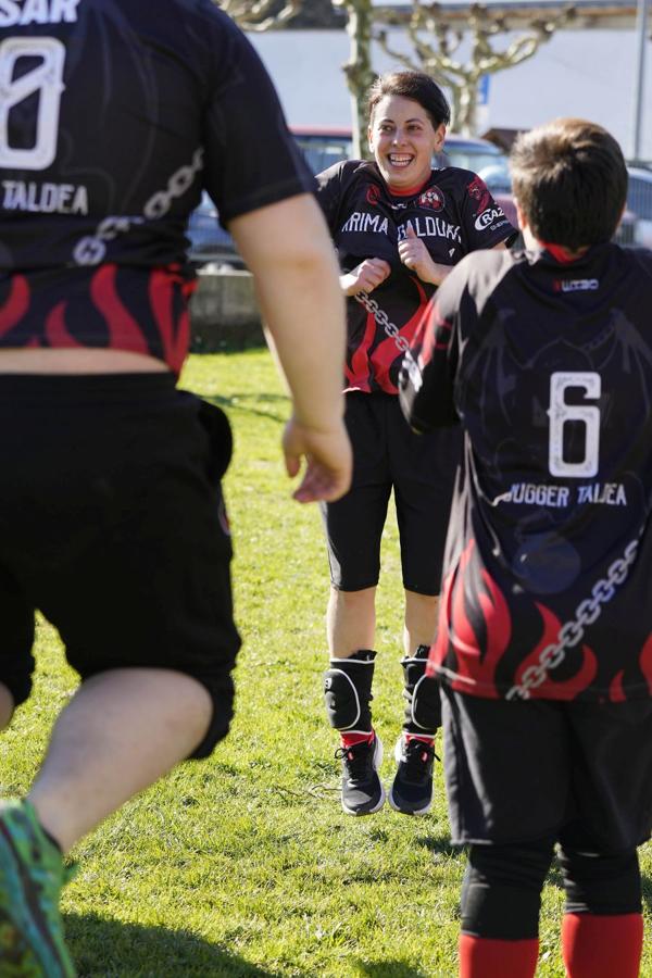 El club Arima Galduak de Eibar practica este novedoso deporte que está dando sus primeros pasos en el País Vasco