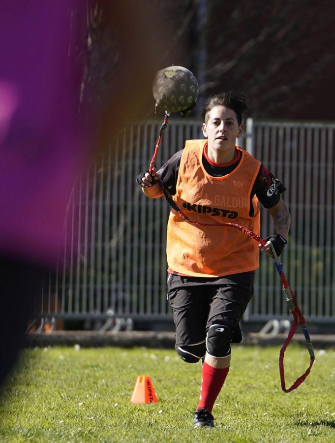 El club Arima Galduak de Eibar practica este novedoso deporte que está dando sus primeros pasos en el País Vasco