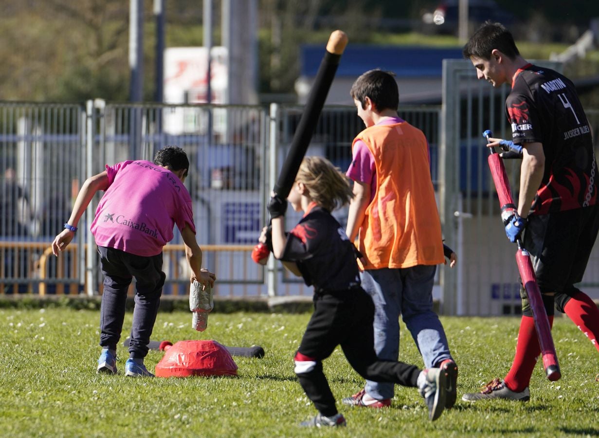 El club Arima Galduak de Eibar practica este novedoso deporte que está dando sus primeros pasos en el País Vasco
