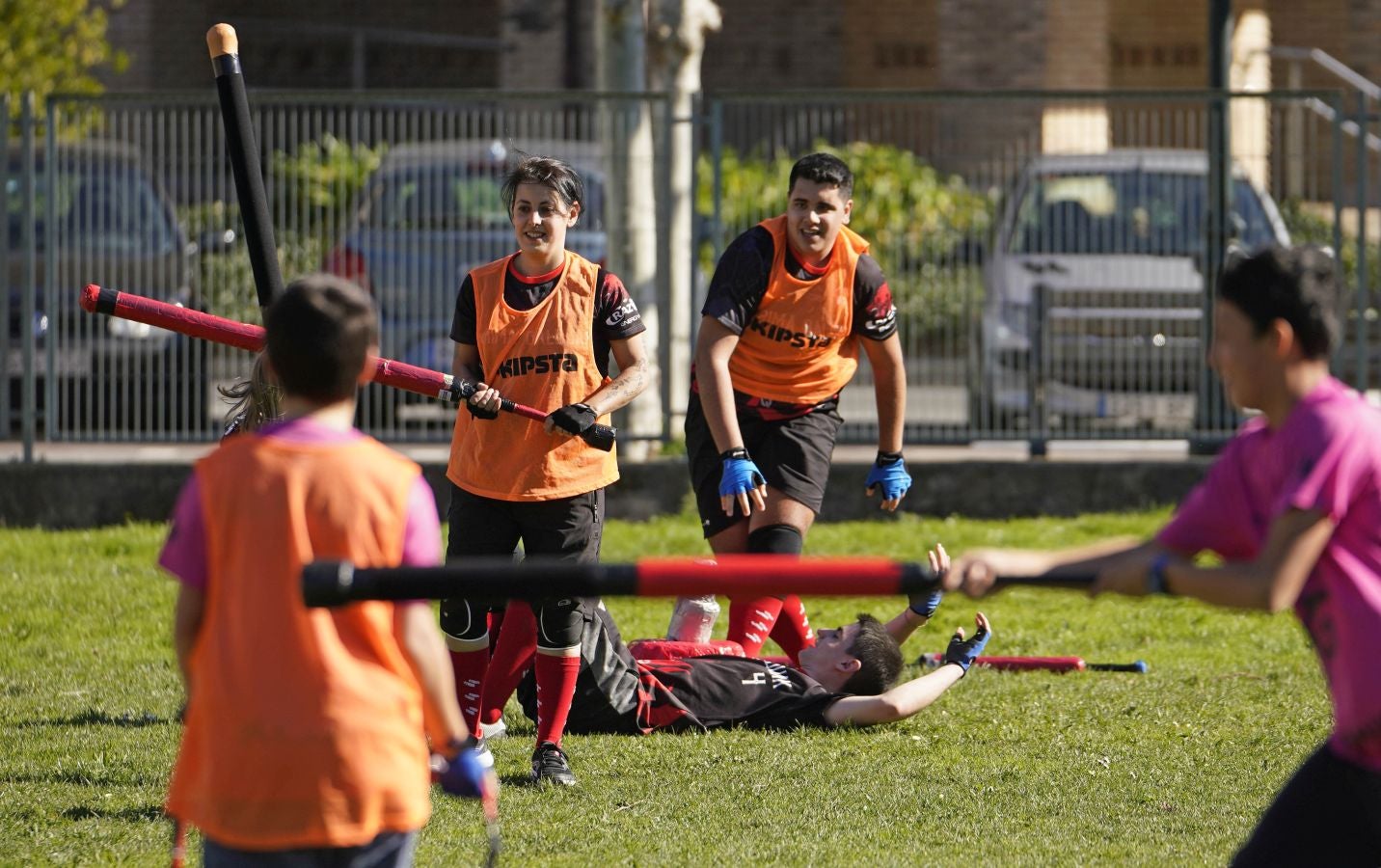 El club Arima Galduak de Eibar practica este novedoso deporte que está dando sus primeros pasos en el País Vasco