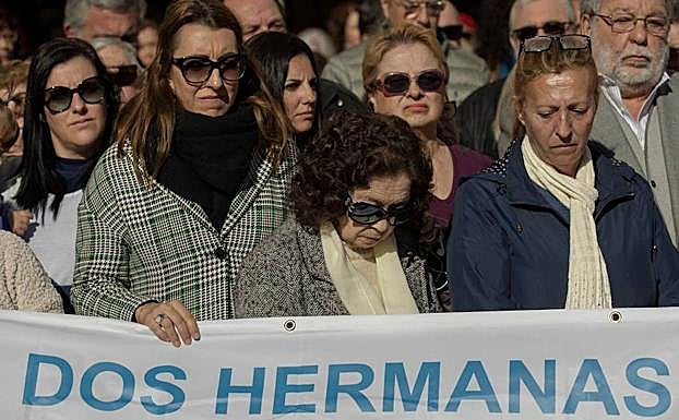 Concentración tras la muerte de Rosa.