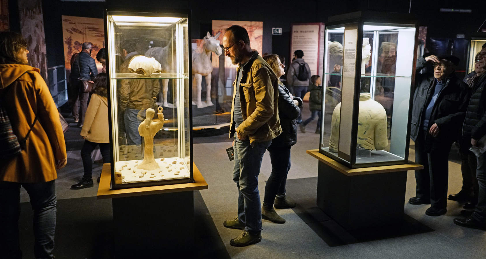 La exposición 'Soldados de Terracota' registra más de 3.000 visitas desdesu inauguración el viernes en Casa Ciriza de Pasaia ¡