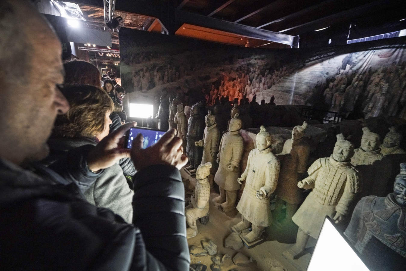 La exposición 'Soldados de Terracota' registra más de 3.000 visitas desdesu inauguración el viernes en Casa Ciriza de Pasaia ¡