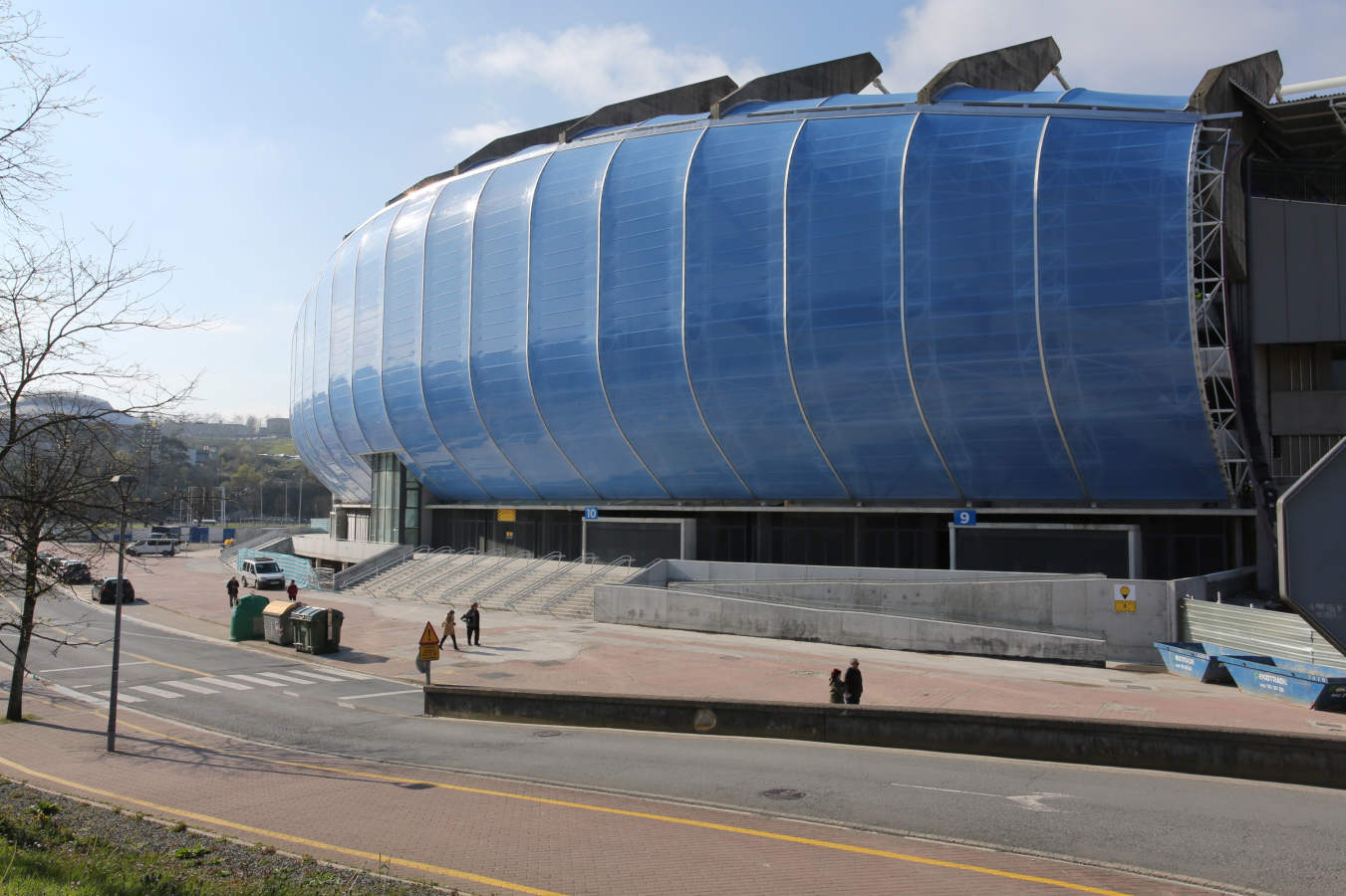 Las obras del nuevo campo de la Real Sociedad avanzan a buen ritmo.