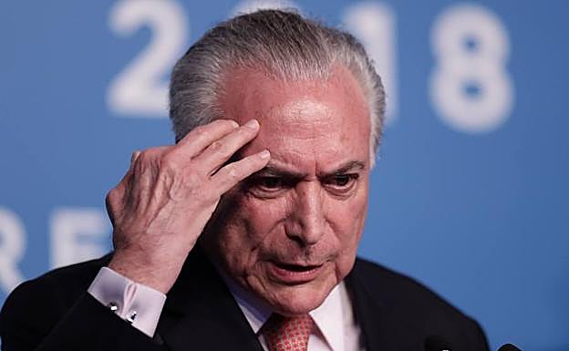 El expresidente de Brasil, Michel Temer.