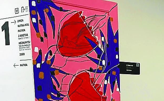 Una de las puertas de la muestra.