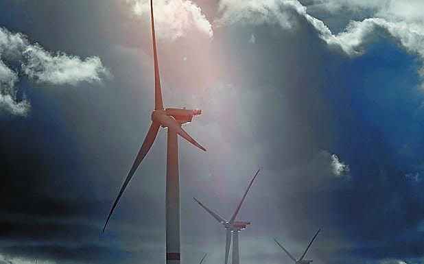 Parque eólico marino Wikinger de Iberdrola, situado en el mar Báltico.