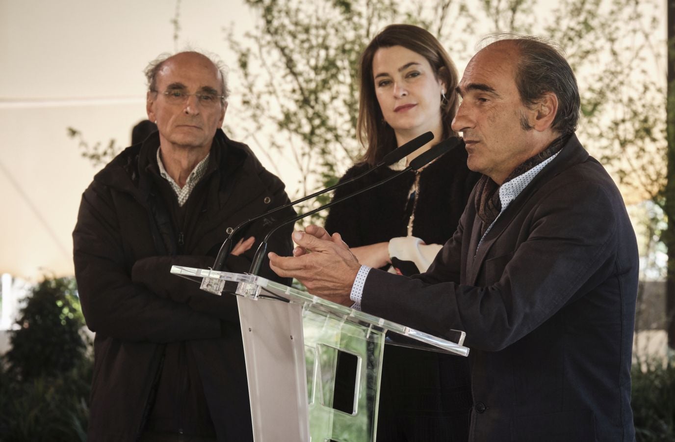 Los responsables del remodelado museo de Zabalaga presentan las nuevas instalaciones y la exposición inaugural antes de su reapertura al público