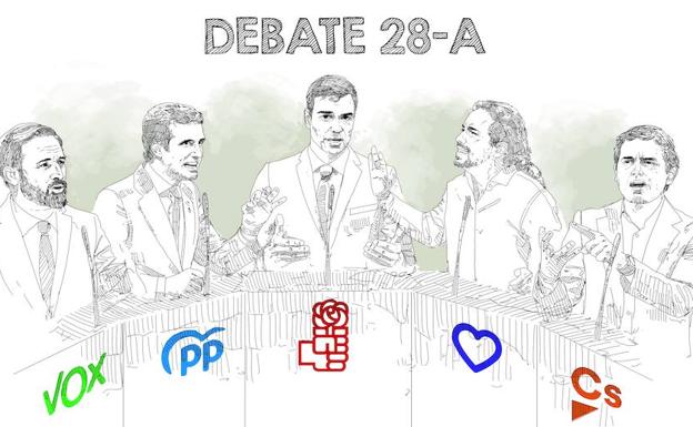 Un solo debate para la campaña más incierta