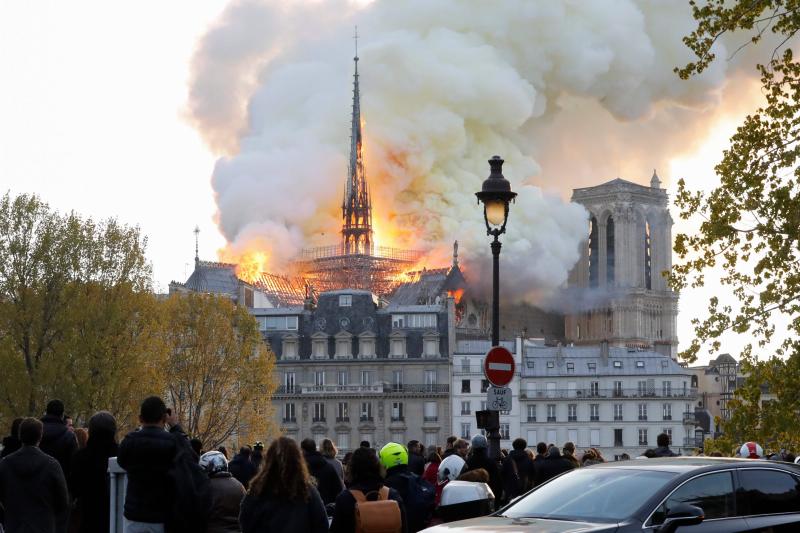 Fotos: El incendio de la catedral de Notre Dame, en imágenes