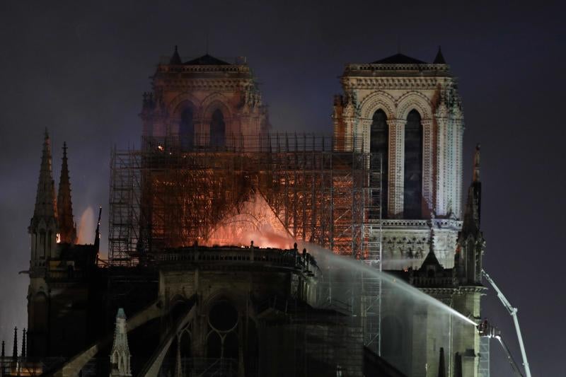 Fotos: El incendio de la catedral de Notre Dame, en imágenes