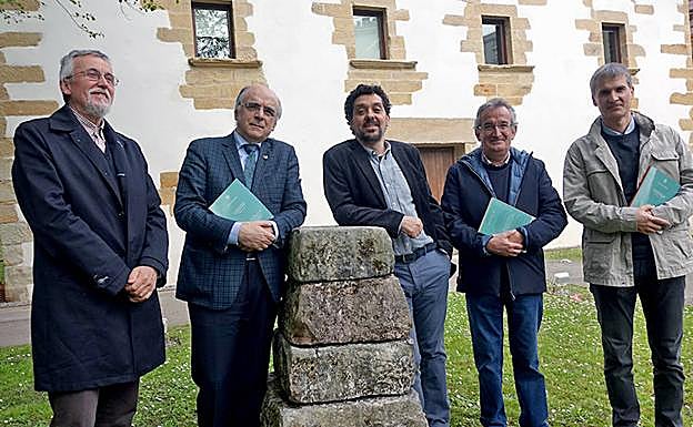 Mikel Zalbide, Andres Urrutia, Jesús Lorenzo Jiménez, Jokin Azkue y Ander Irizar.