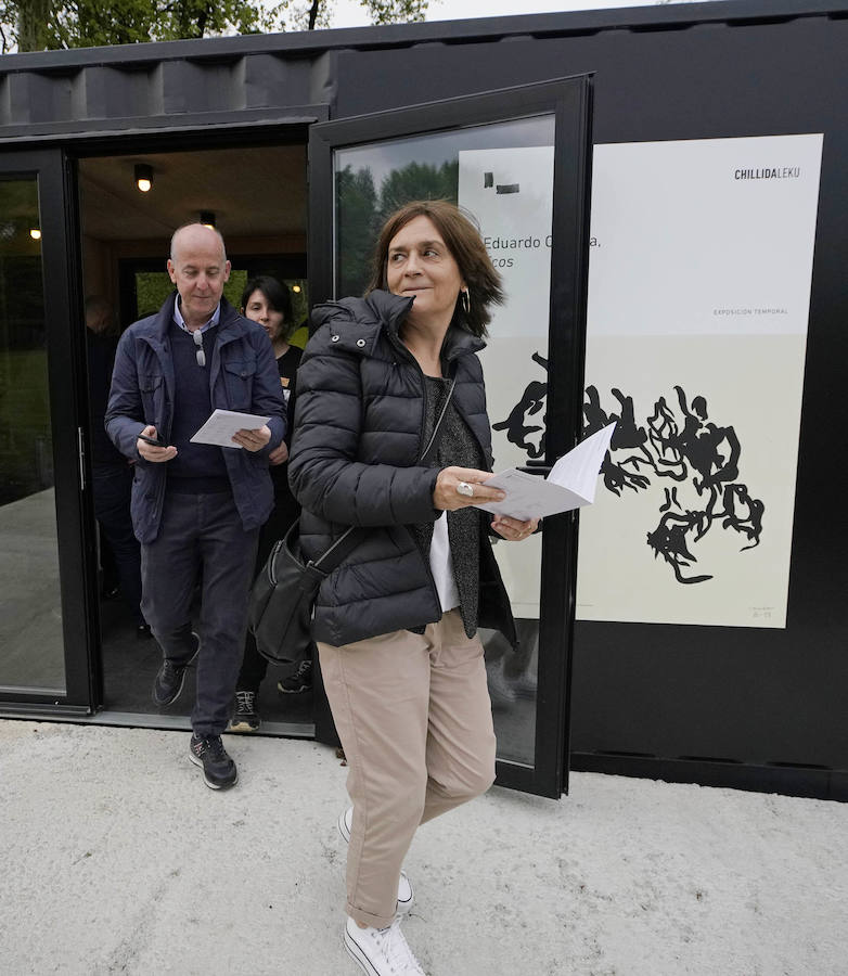 Un goteo incesante de visitantes vuelve a dar vida a Chillida Leku en la aapertura oficial al público este miércoles