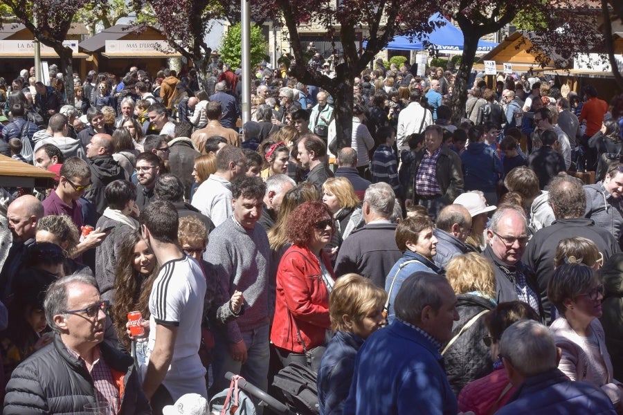 Idiazabal se vistió de gala para celebrar una de las citas fetivas más importante de la localidad, la Feria del Queso Vasco . Cientos de personas aprovecharon la soleada jornada para acercarse hasta allí y partipar en los numerosos actos y actividades organizadas a lo largo de la mañana de ayer. Una feria que reunió a 29 productores de queso con Denominación de Origen Idiazabal y Ossau Iraty.