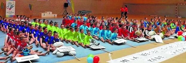 400 gimnastas se darán cita en Oiardo. 