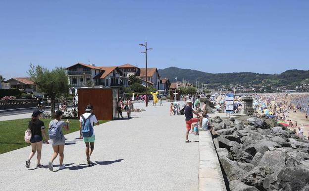 Paseo marítimo de Hendaia. 