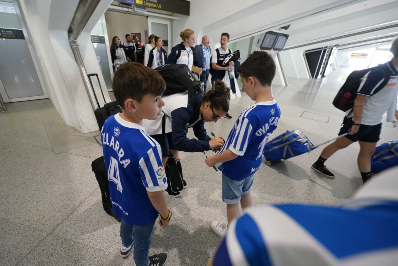 La expedición txuri urdin ha partido esta mañana de Granada dispuesta a celebrar un intenso día de homenajes
