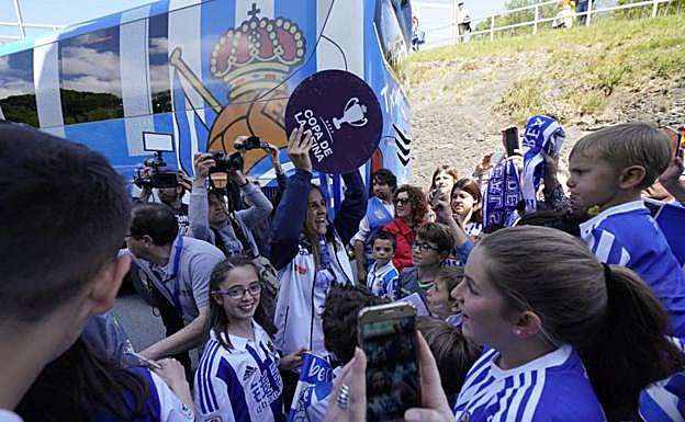 Galería. Caluroso recibimiento en Zubieta