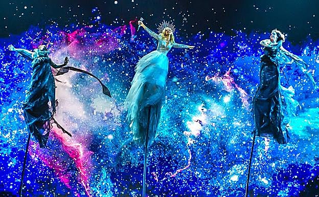 Imagen de la actuación de Australia. 