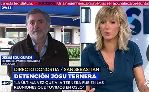 Eguiguren, durante su entrevista en 'Espejo público''.