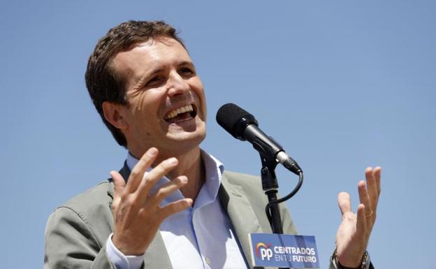 El líder del PP, Pablo Casado. 