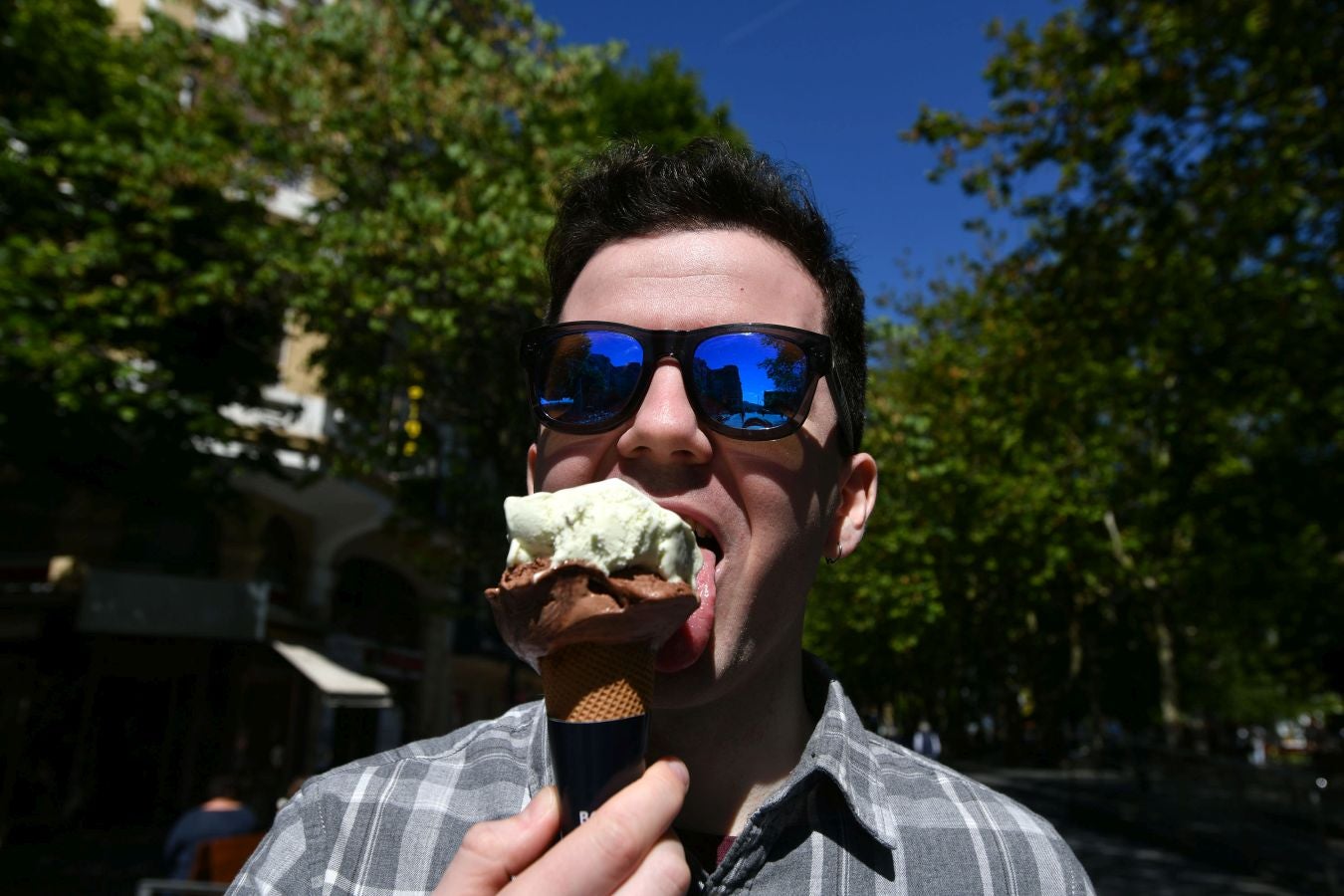 El sol luce en San Sebastián tras varias jornadas de lluvia