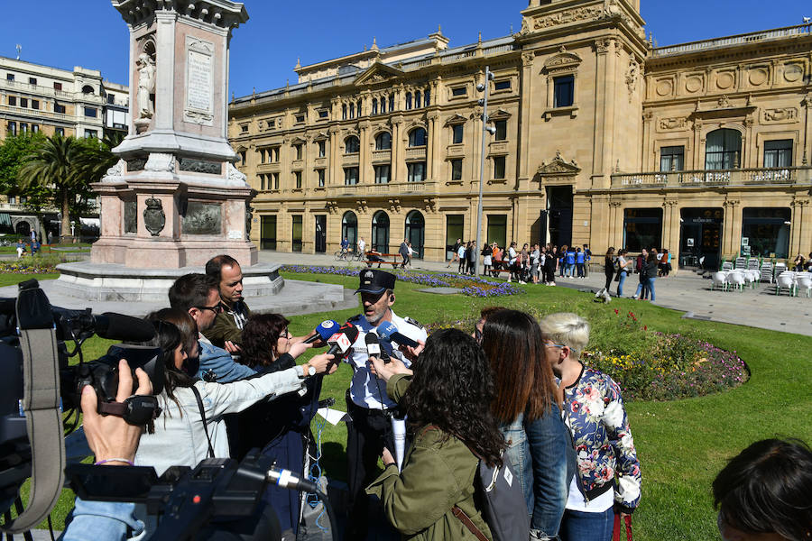 Fotos: Simulacro de incendio en el Teatro Victoria Eugenia