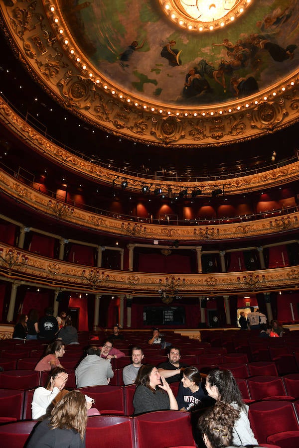 Fotos: Simulacro de incendio en el Teatro Victoria Eugenia