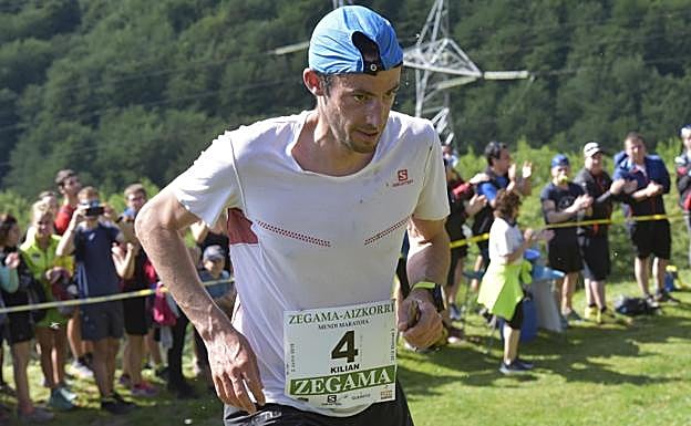 Kilian Jornet: «En Zegama me siento como en casa, es un público único»