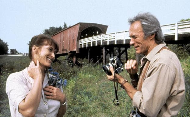 Meryl Streep y Clint Eastwood en 'Los puentes de Madison' (1995).
