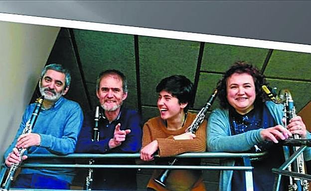 Lauta Quartet. Pérez, Otxandorena, Alduncin e Irigoras.