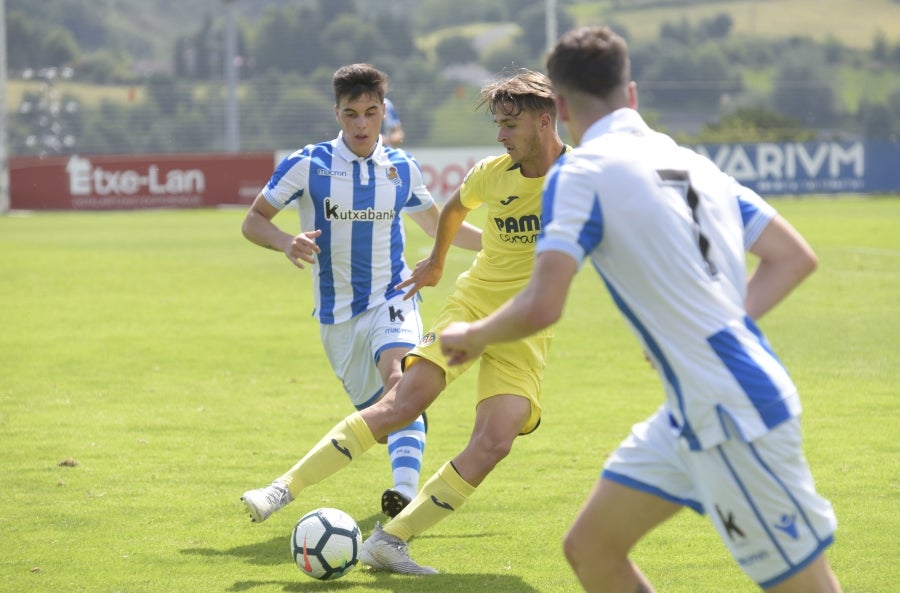 Los juveniles de la Real Sociedad han caído eliminados (4-1) en cuartos de final de la Copa del Rey frente al Villarreal en Zubieta. Los de Jon Mikel Arrieta no han podido completar la remontada. 