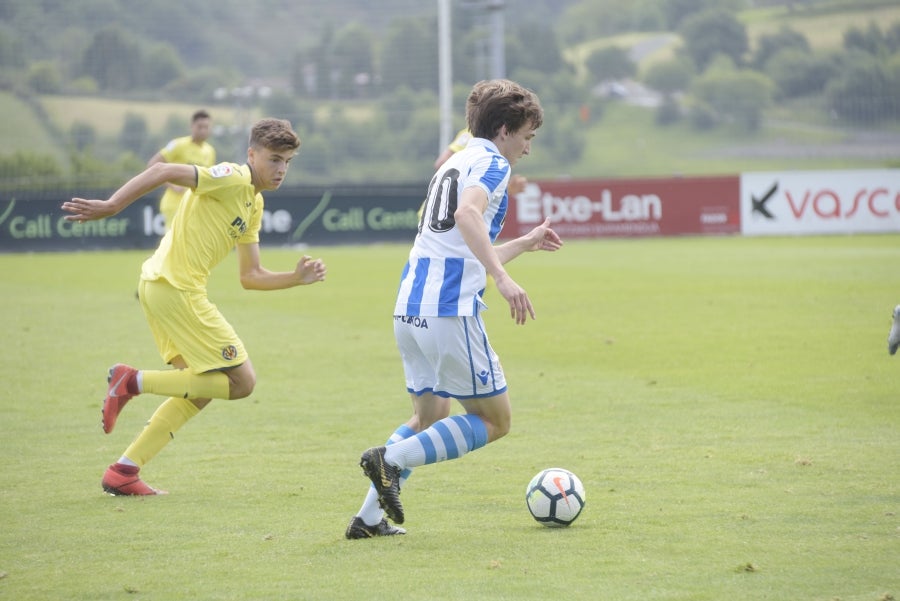 Los juveniles de la Real Sociedad han caído eliminados (4-1) en cuartos de final de la Copa del Rey frente al Villarreal en Zubieta. Los de Jon Mikel Arrieta no han podido completar la remontada. 