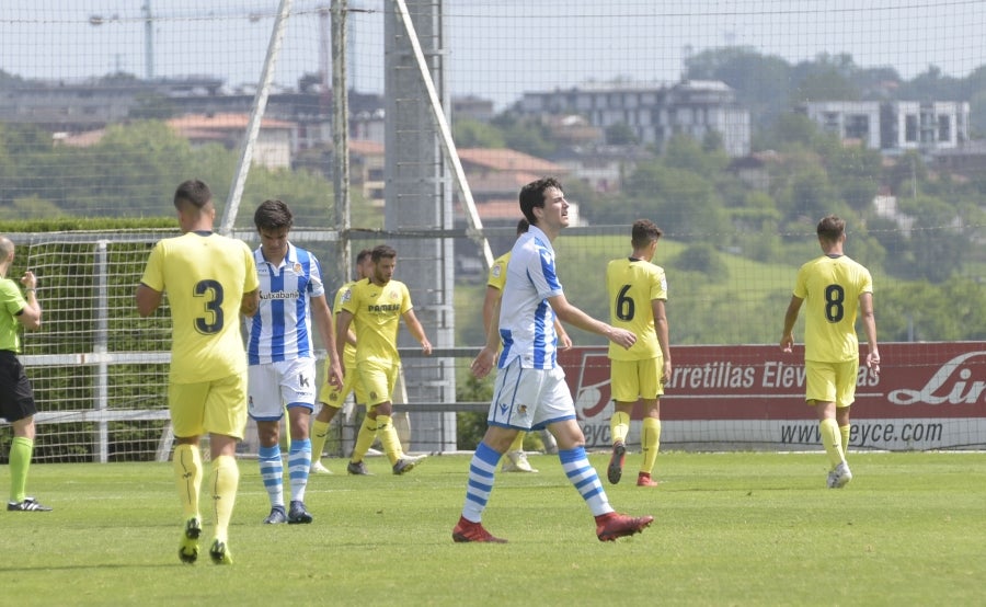 Los juveniles de la Real Sociedad han caído eliminados (4-1) en cuartos de final de la Copa del Rey frente al Villarreal en Zubieta. Los de Jon Mikel Arrieta no han podido completar la remontada. 