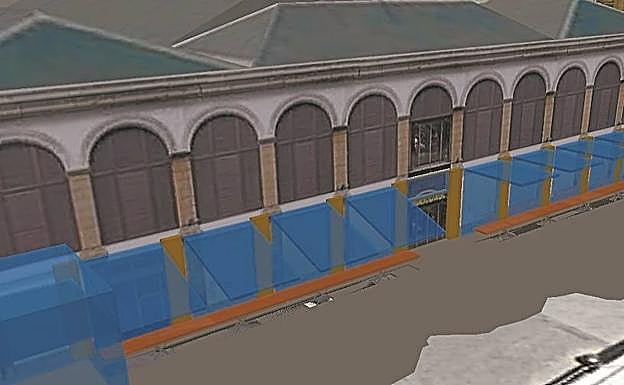 Las caseras de la Bretxa tendrán nuevos puestos con mesas y cubierta abatibles