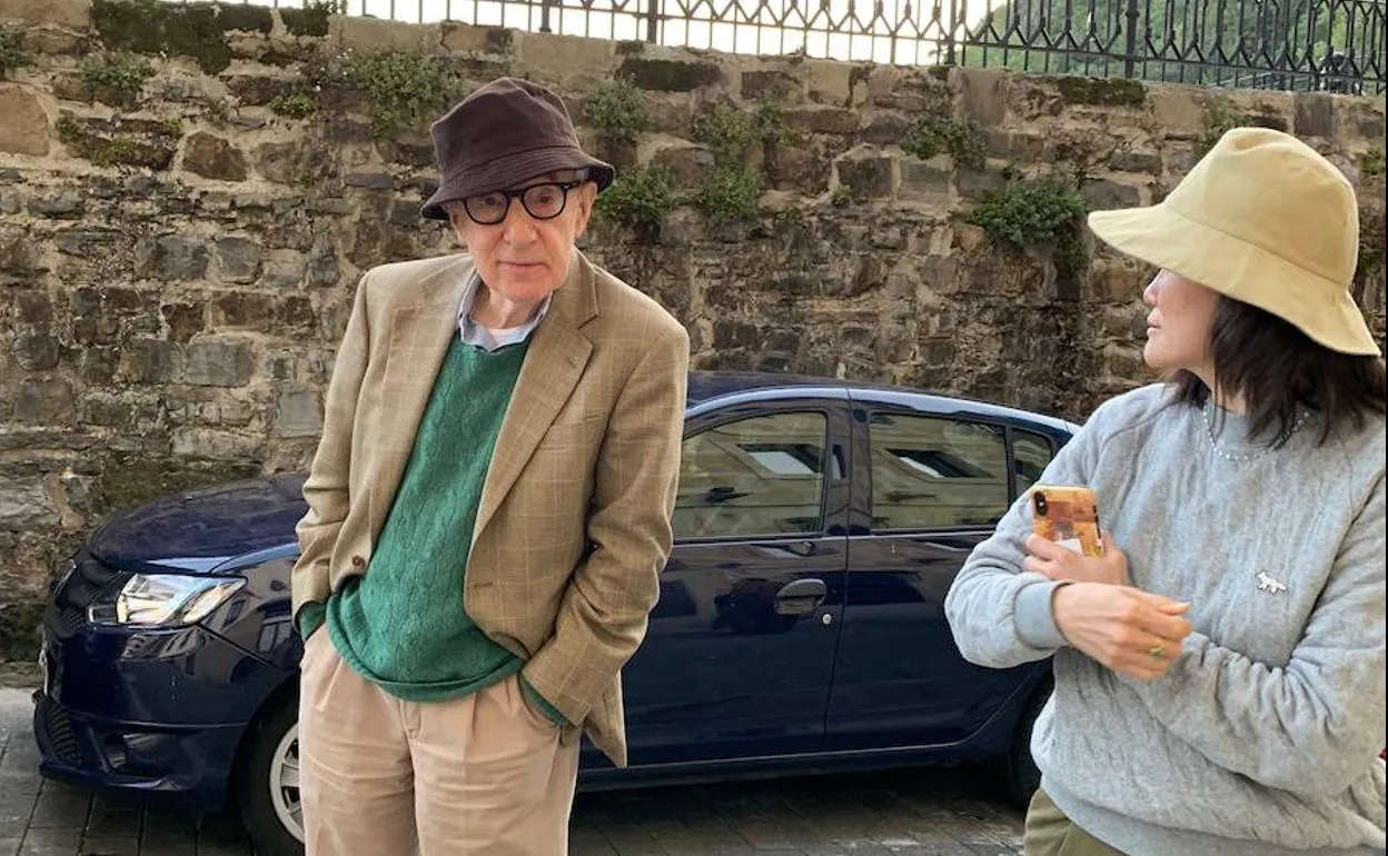 Woody Allen visita La Concha y Pasai Donibane