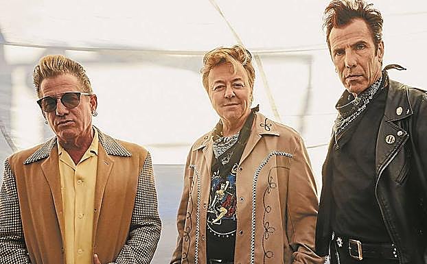 Stray Cats, en una imagen promocional, encabezará las actuaciones del viernes.