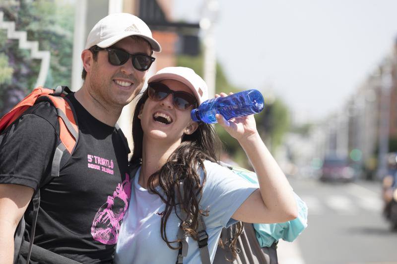 Fotos: La ola de calor en Gipuzkoa, en imáganes