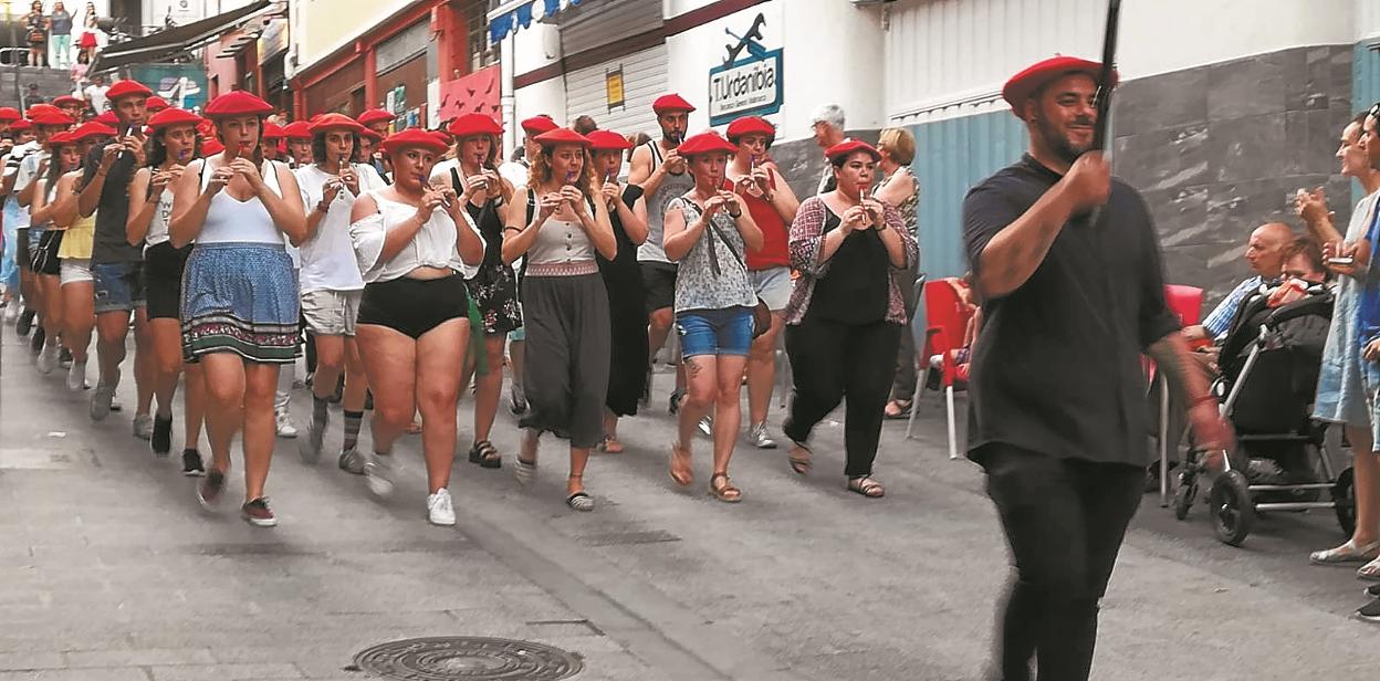 San Marcial 2019: Ensayo de la Tamborrada del Alarde Público