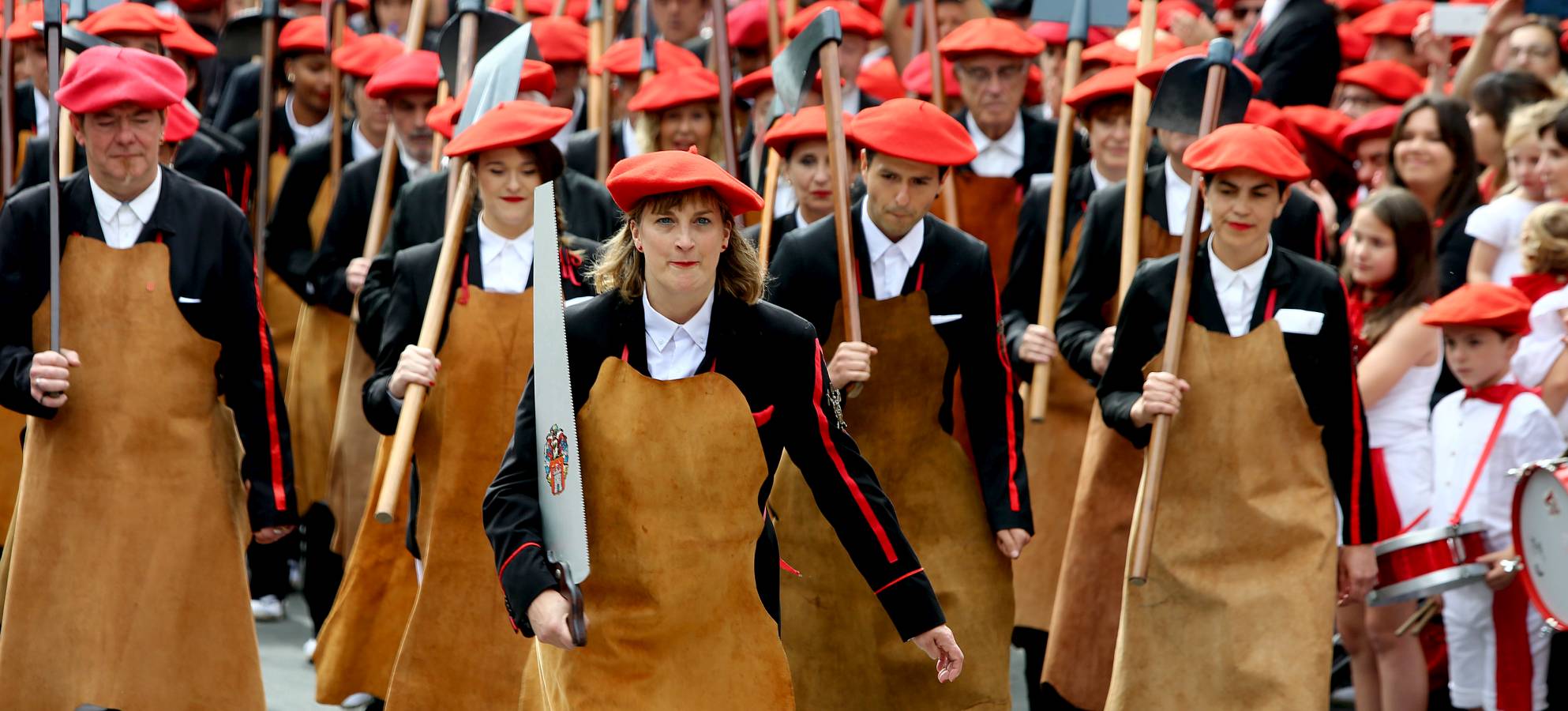 Fotos: El Alarde público, en imágenes