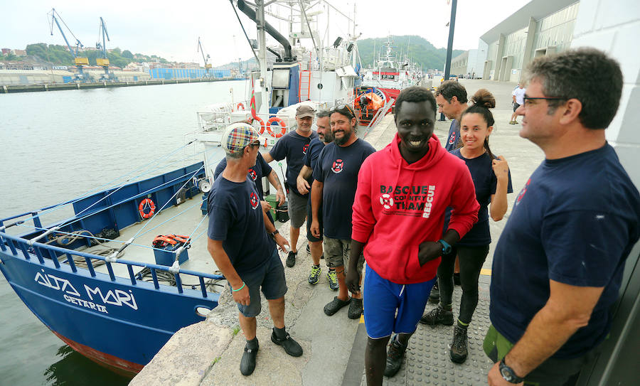 Fotos: El ‘Aita Mari’, de vuelta en Pasaia