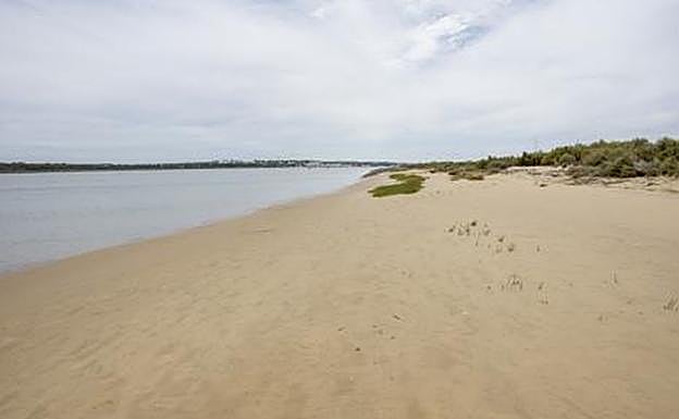 Playa de La Flecha, en El Rompido (Huelva).
