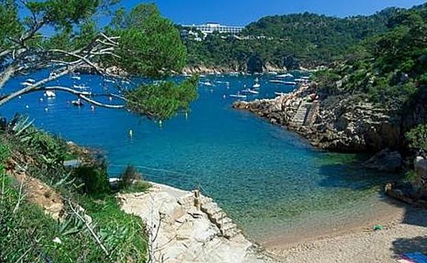 Cala Aiguablava, en Begur (Girona).