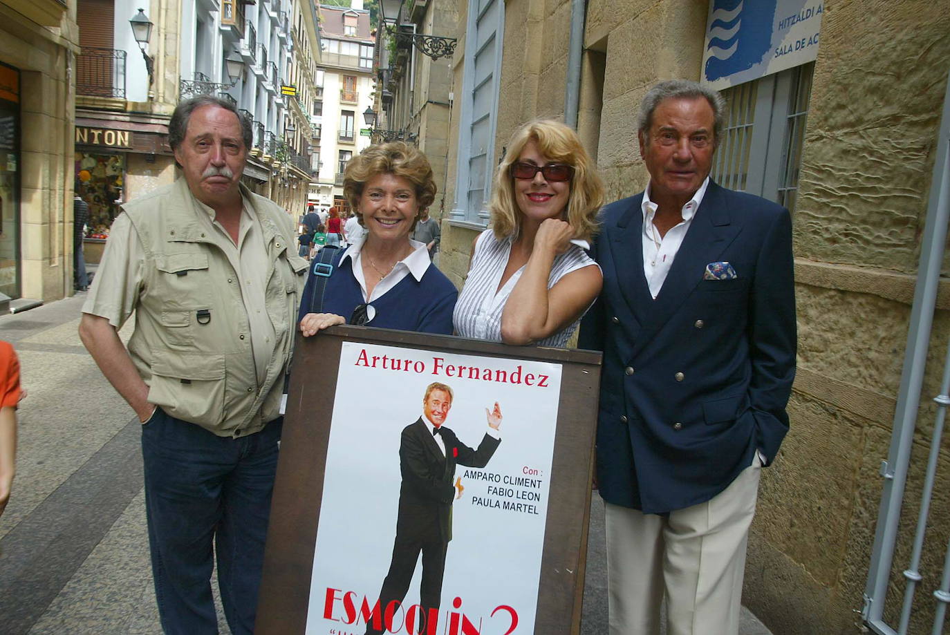 Fotos: Las visitas de Arturo Fernández a Donostia