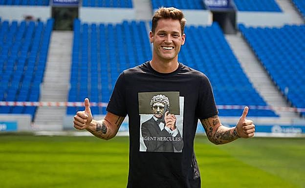 Alex Remiro, en Anoeta. 