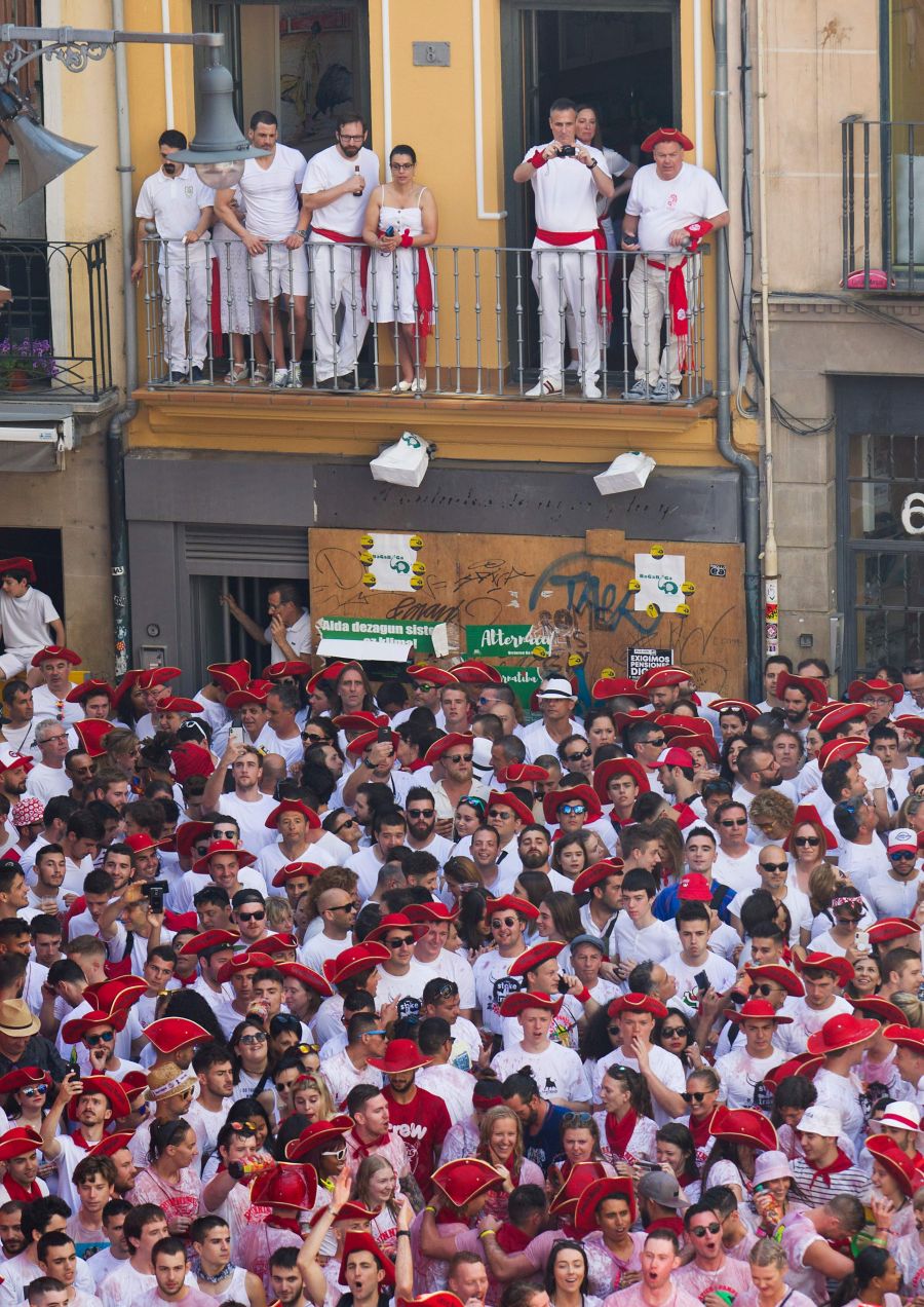 Fotos: Chupinazo musical para abrir los Sanfermines 2019