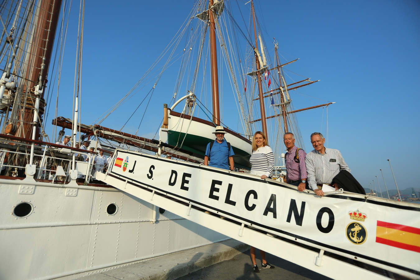 El reccorido del 'Elcano' hasta llegar a Getaria 