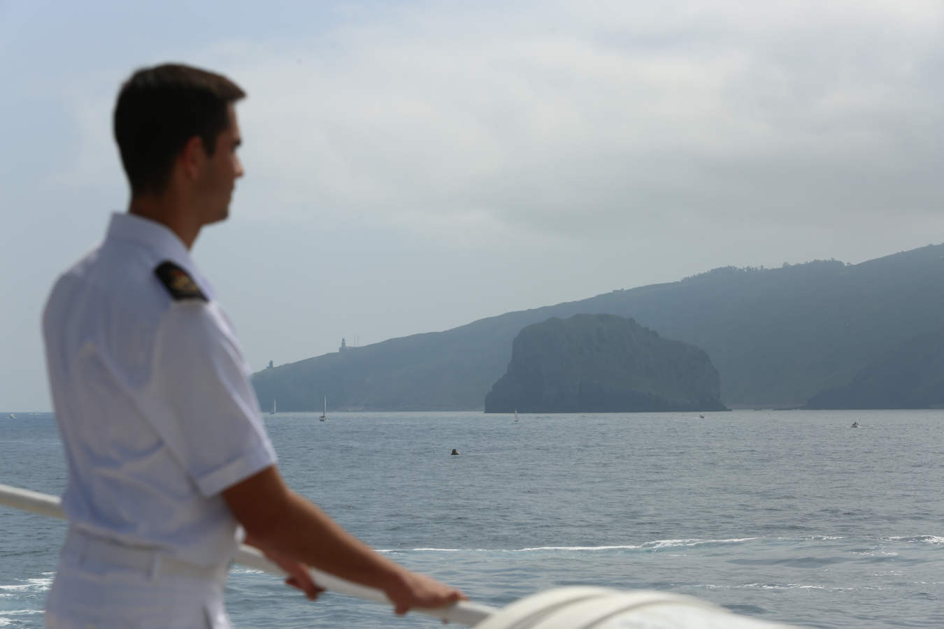 El reccorido del 'Elcano' hasta llegar a Getaria 