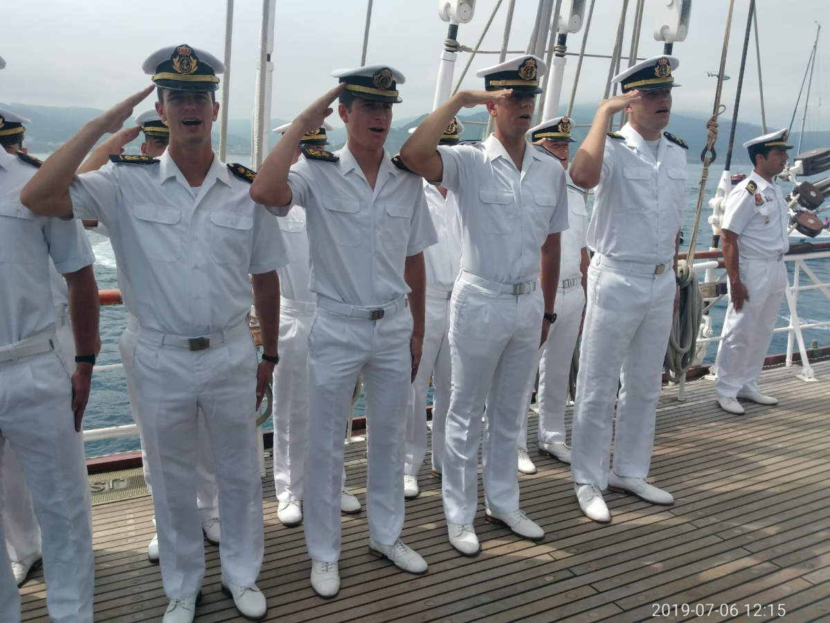 El reccorido del 'Elcano' hasta llegar a Getaria 